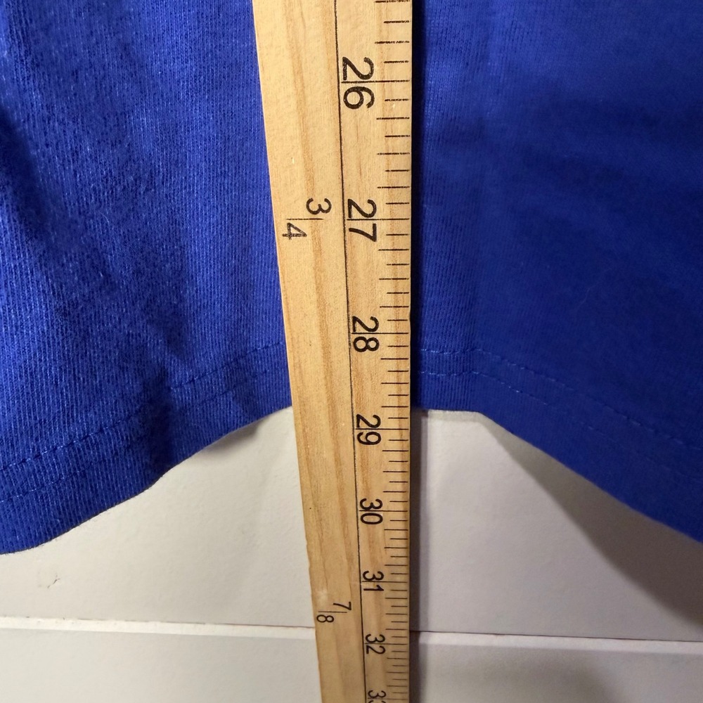 Champion Kansas Jayhawks‎ T-Shirt Mens Medium Royal Blue Collegiate - Picture 4 of 6